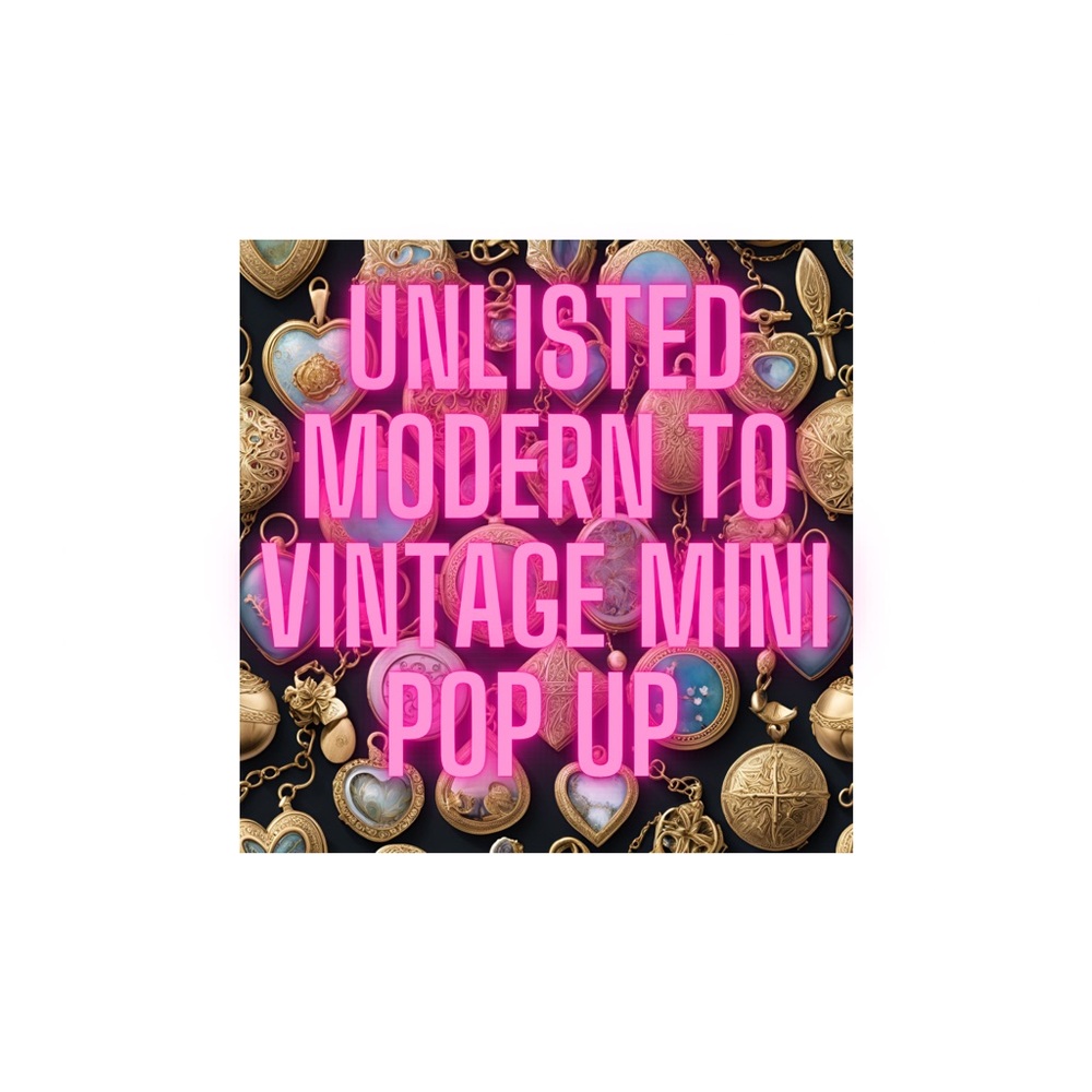 Unlisted live -Modern to Vintage, sold as is, take screen shots